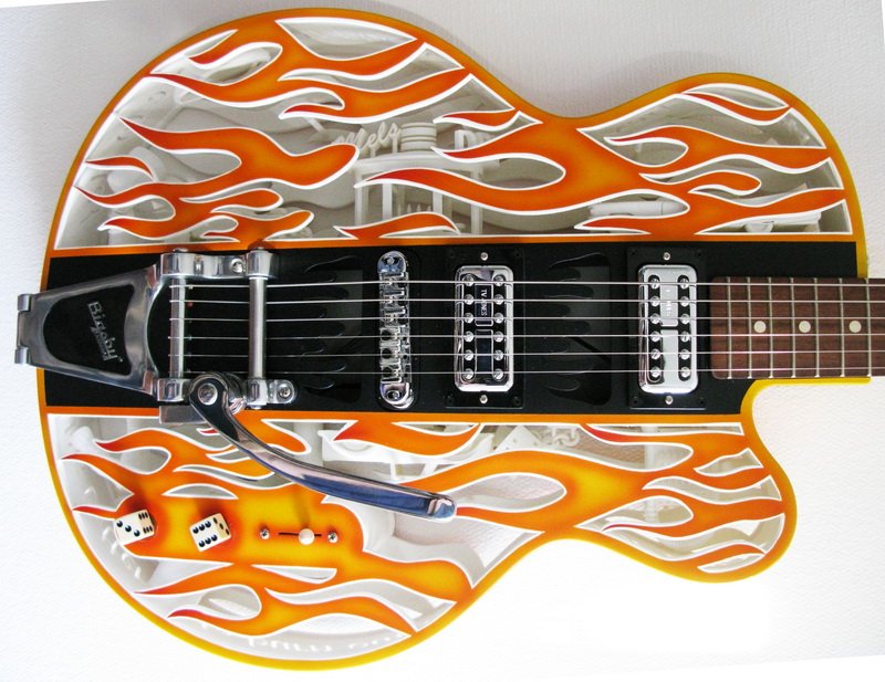 American-Graffiti-3D-printed-Guitar